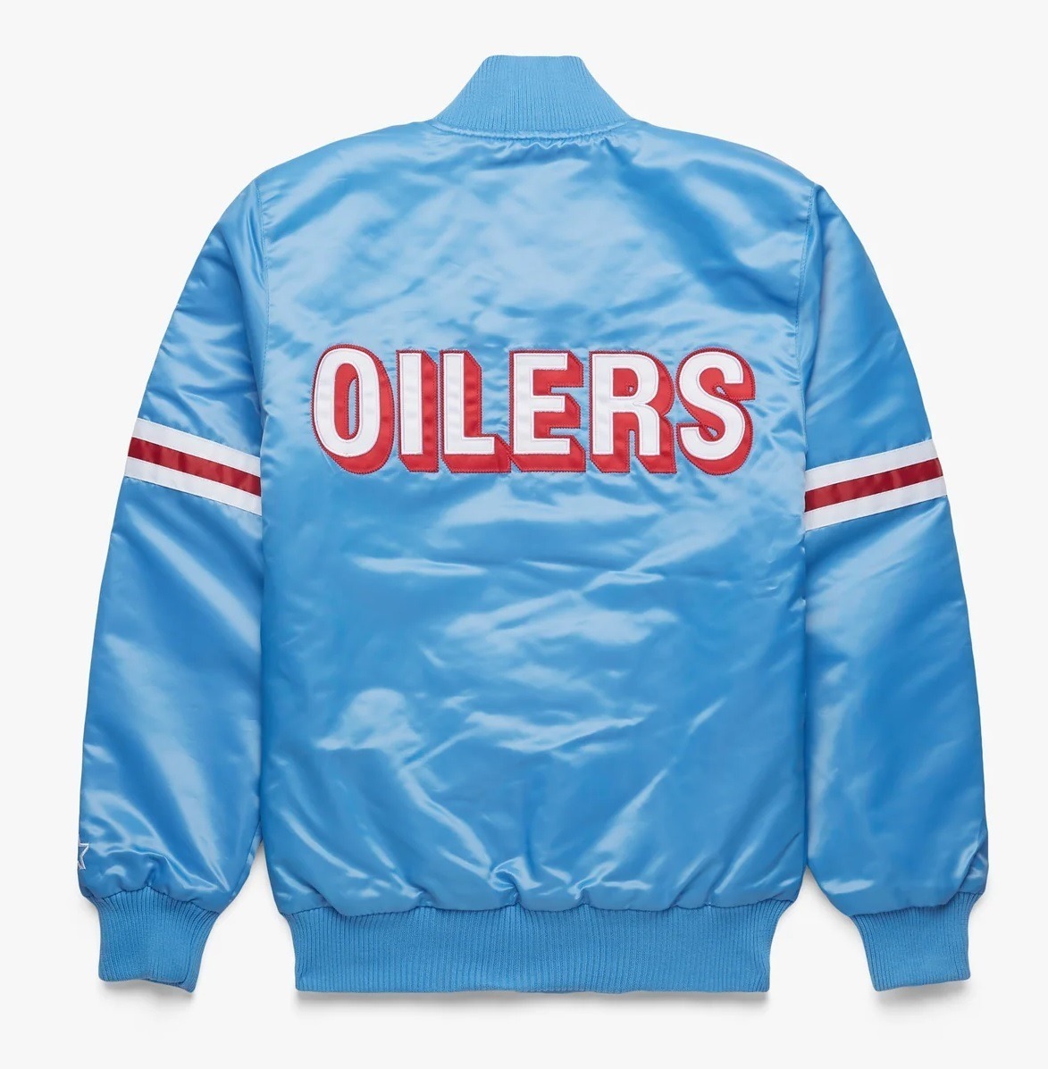 Houston Oilers Satin Varsity Jacket