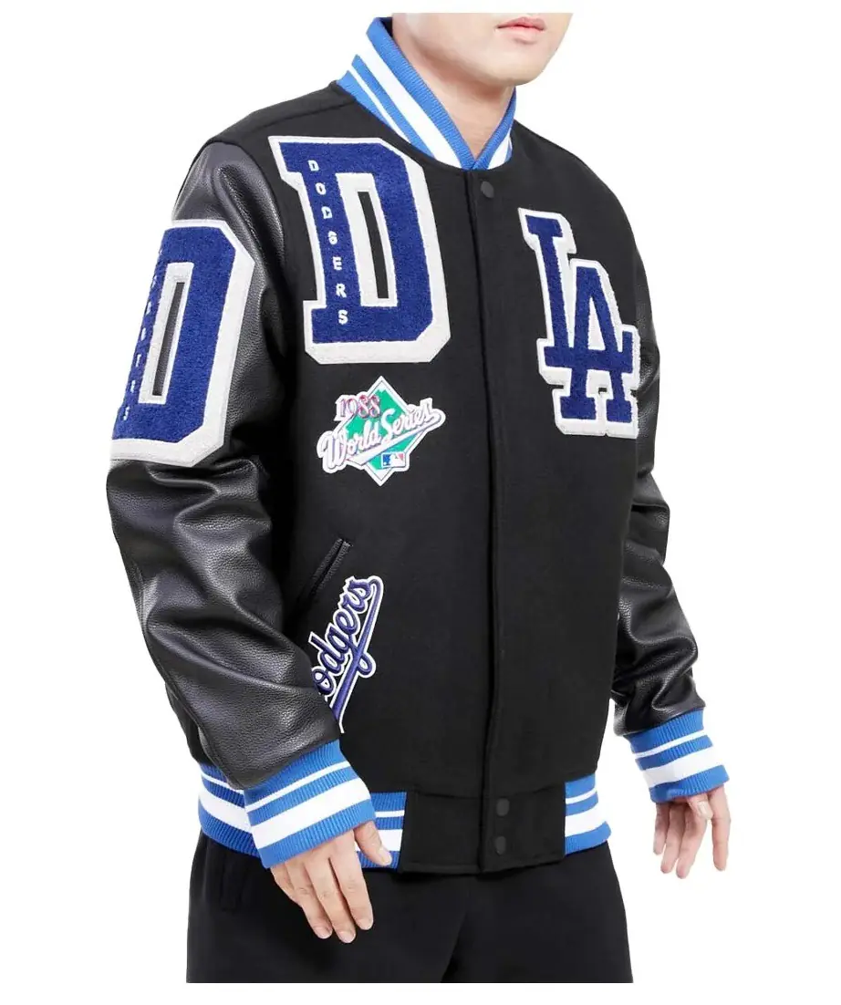 LA Dodgers Mash Up Wool Varsity Jacket