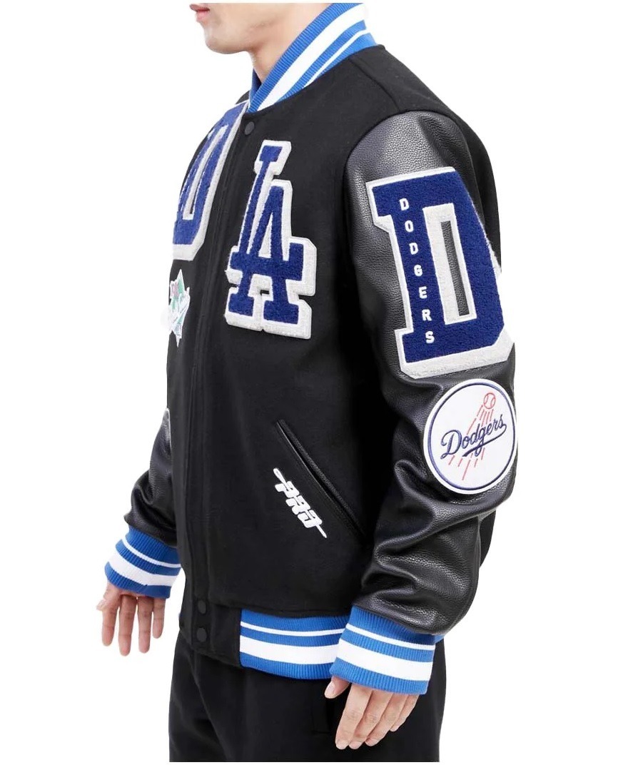LA Dodgers Mash Up Wool Varsity Jacket