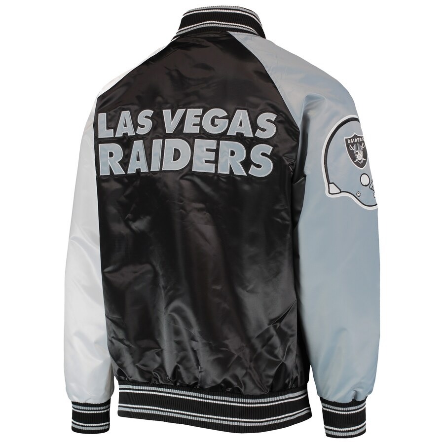 Las Vegas Raiders The Reliever Satin Jacket