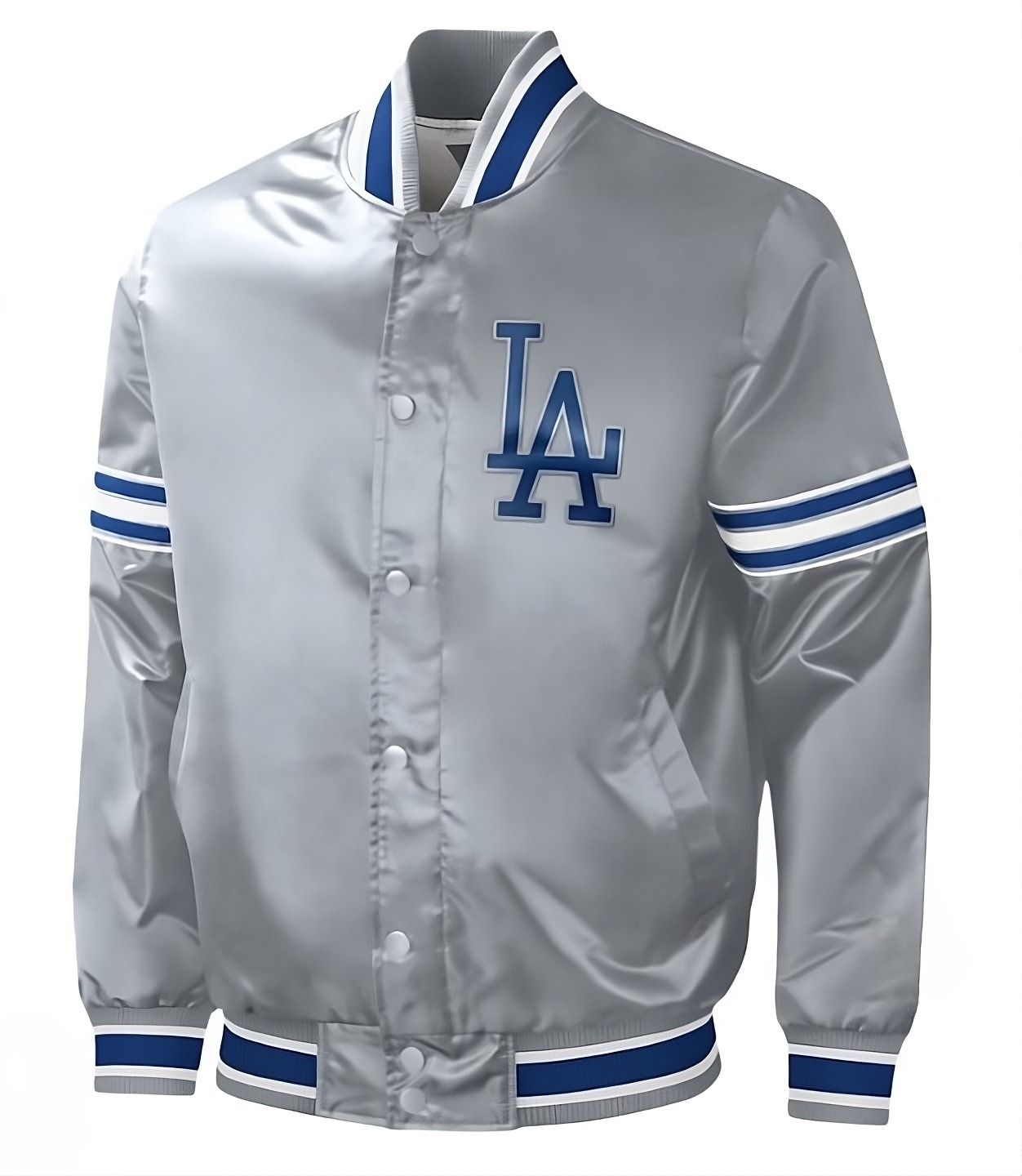 Los Angeles Dodgers Slider Gray Varsity Jacket