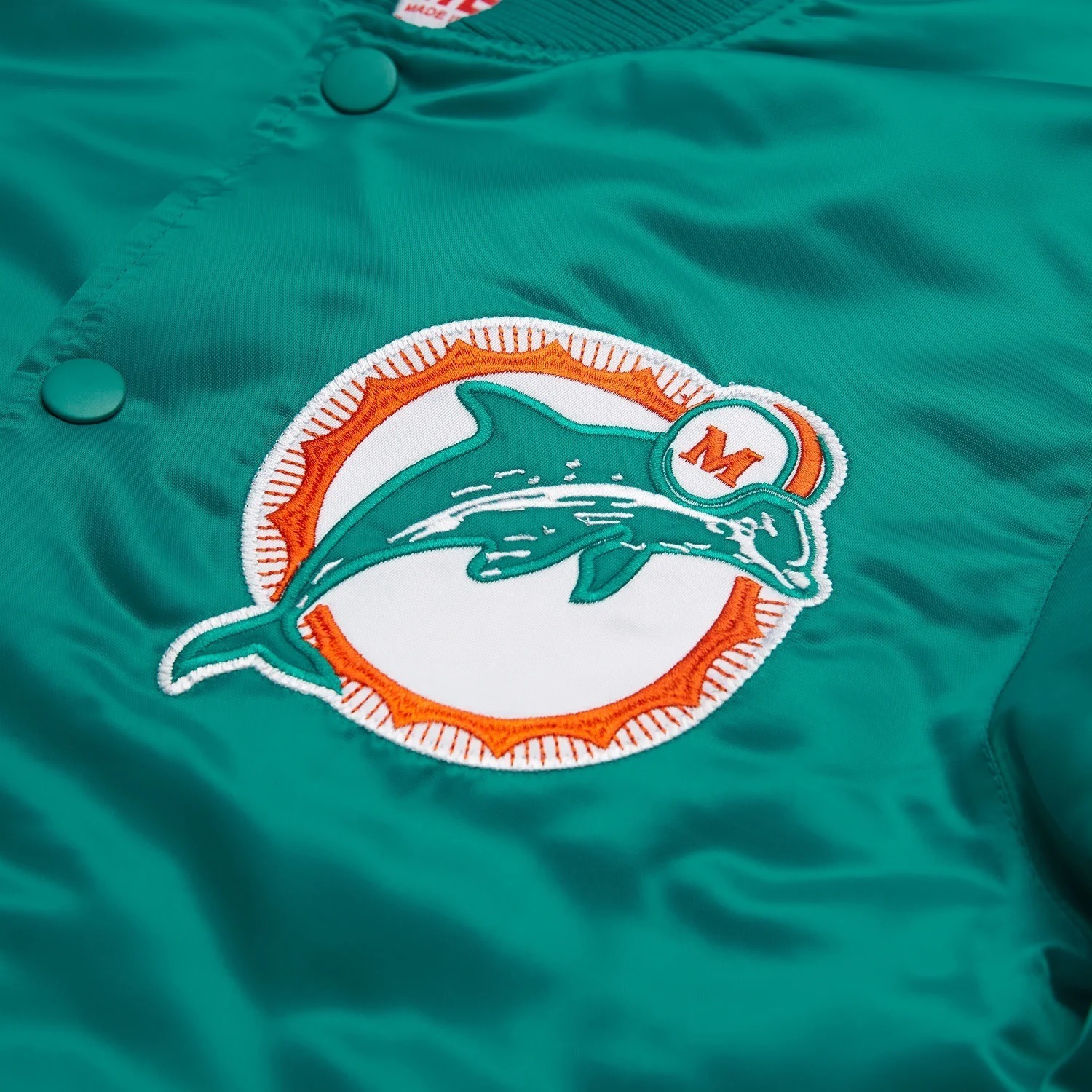 Miami Dolphins Satin Varsity Jacket