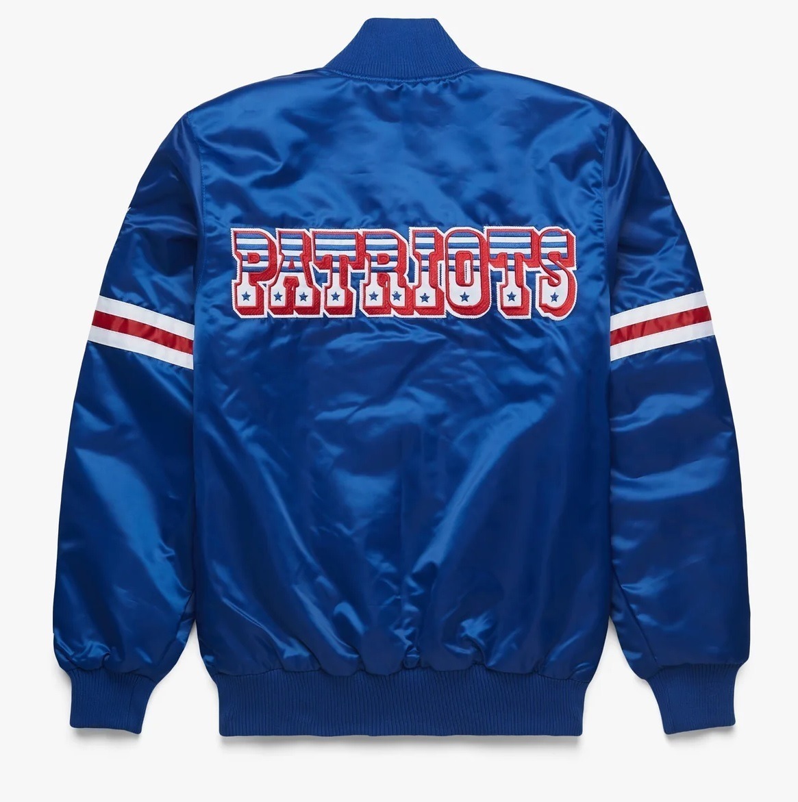 New England Patriots Satin Varsity Jacket