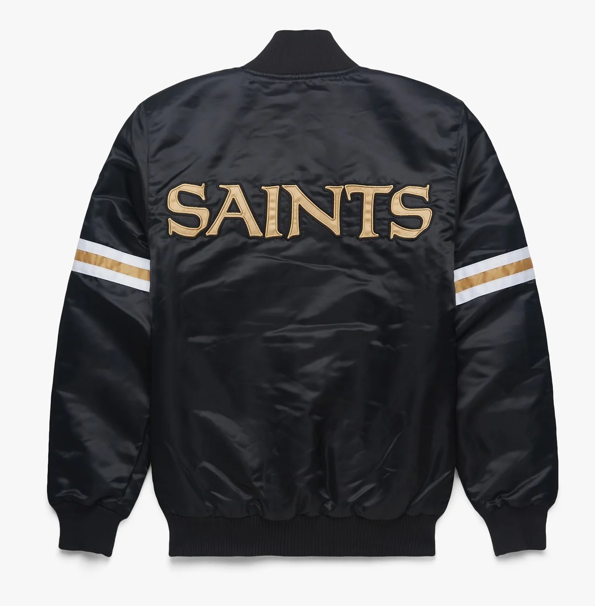 New Orleans Saints Satin Varsity Jacket