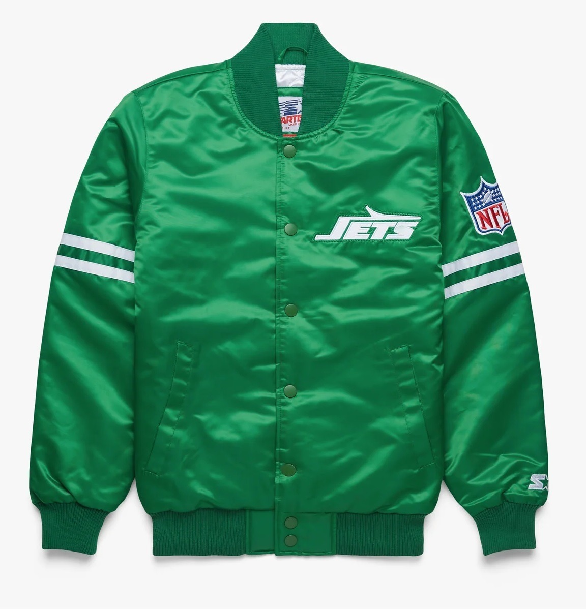 New York Jets Satin Varsity Jacket