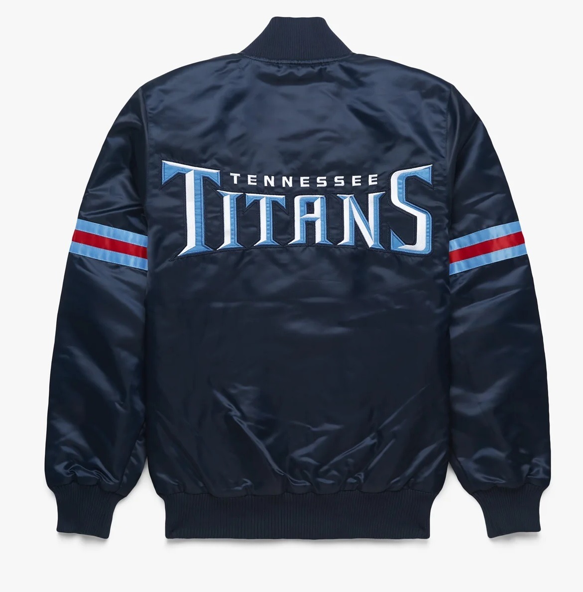 Tennessee Titans Satin Varsity Jacket