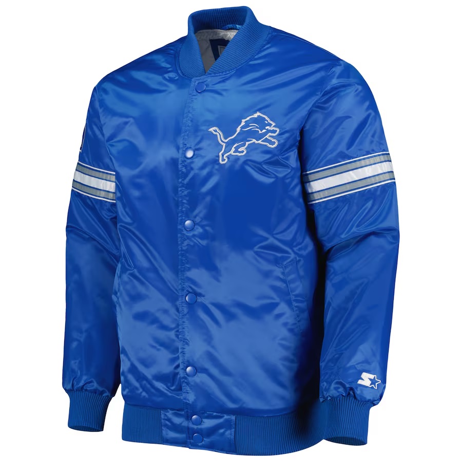 Detroit Lions Starter The Pick and Roll Full-Snap Jacket