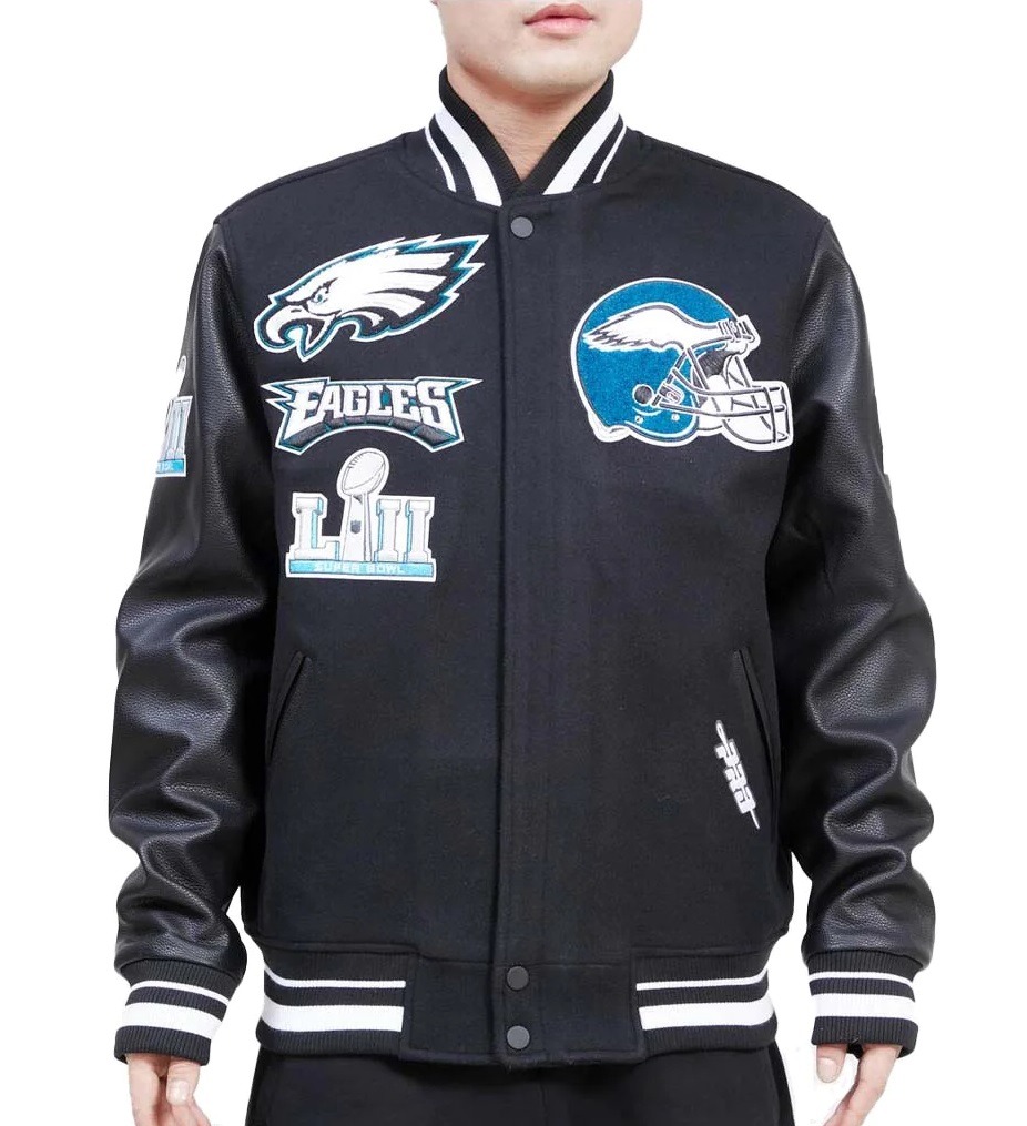 Philadelphia Eagles Mashup Varsity Jacket