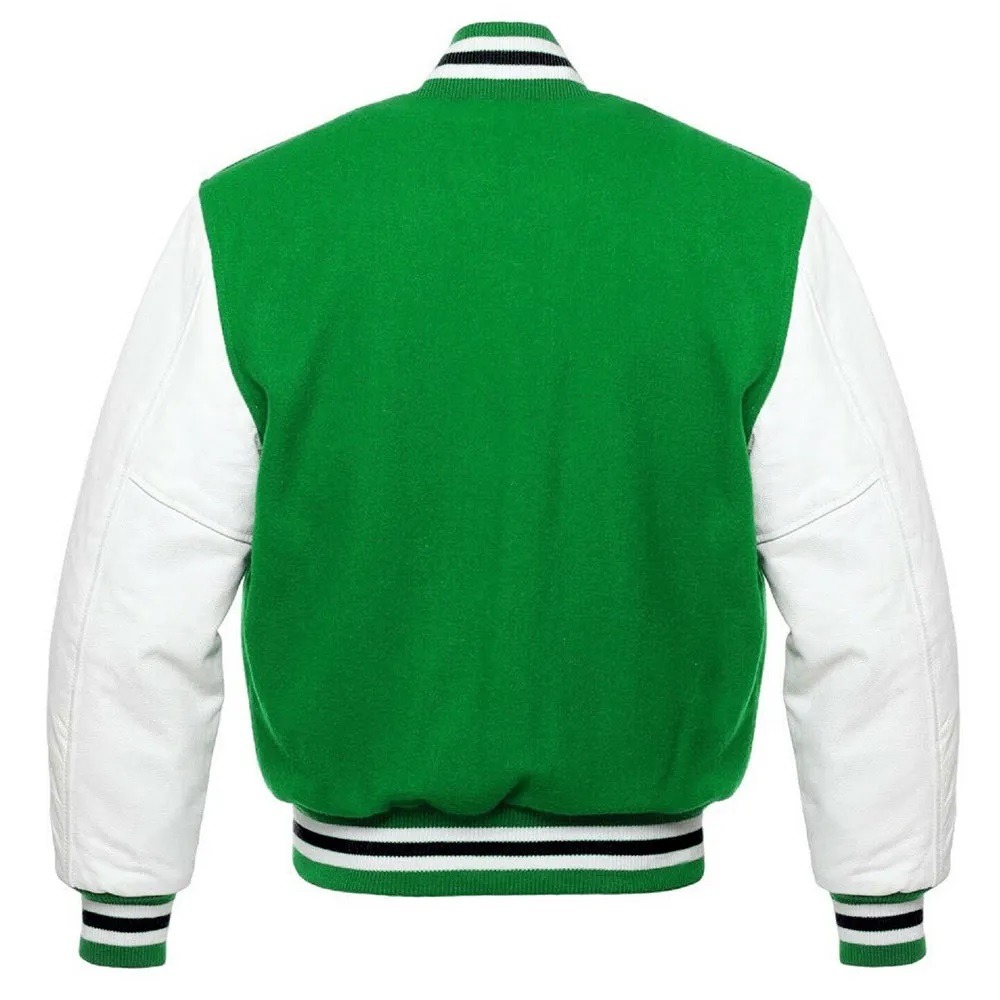 Philadelphia Eagles Vintage Green And White Varsity Jacket