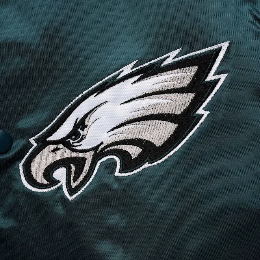 The Diamond Retro Philadelphia Eagles Satin Jacket