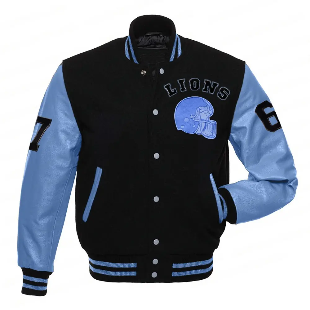 Detroit Lions Eddie Brock Venom 2 Varsity Jacket