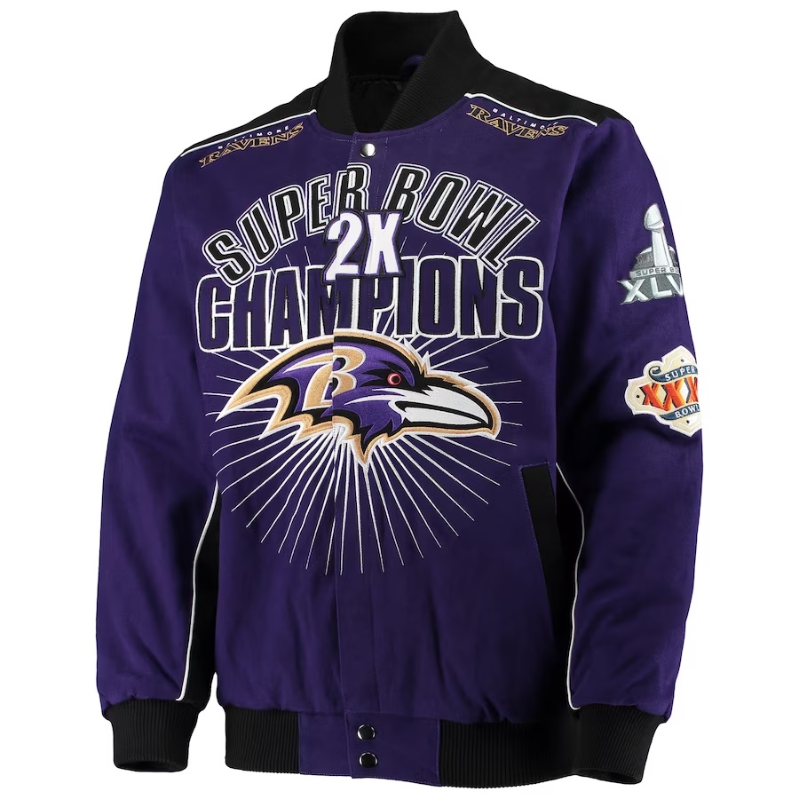 Baltimore Ravens Super Bowl Jacket