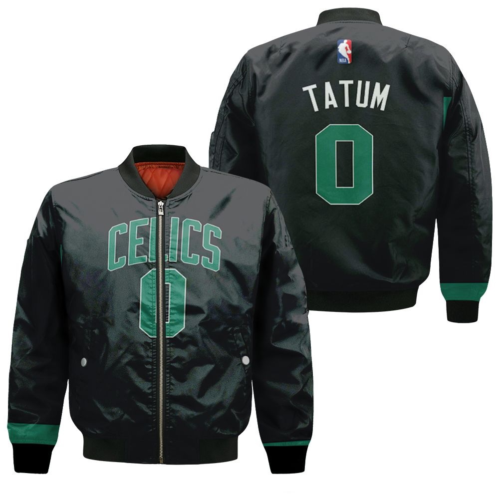 Boston Celtics Black Jayson Tatum Jacket