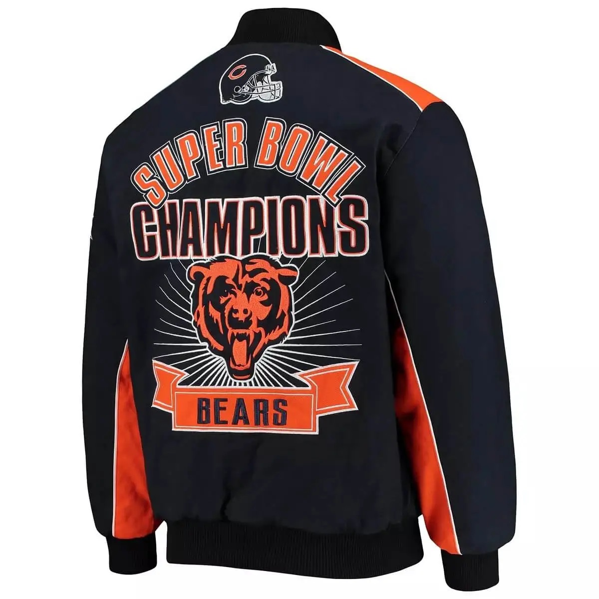 Chicago Bears Super Bowl Champions Navy Jacket