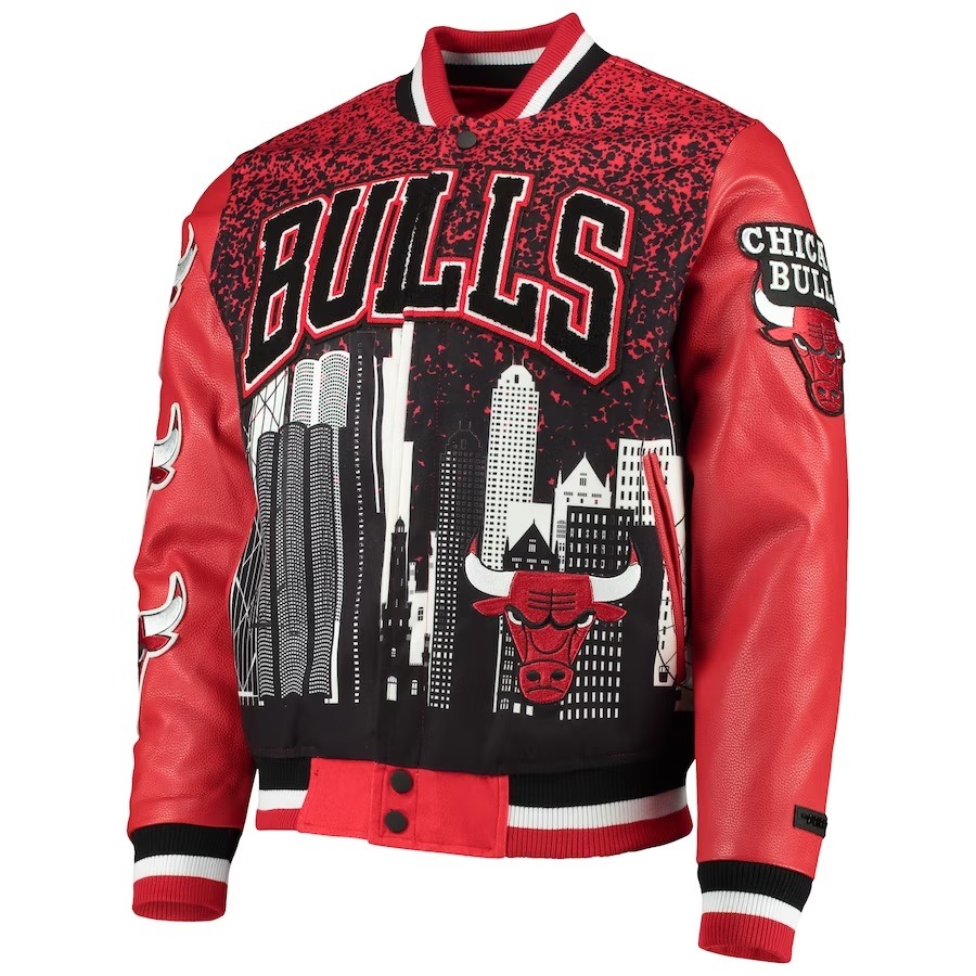 Chicago Bulls Red Championship Jacket