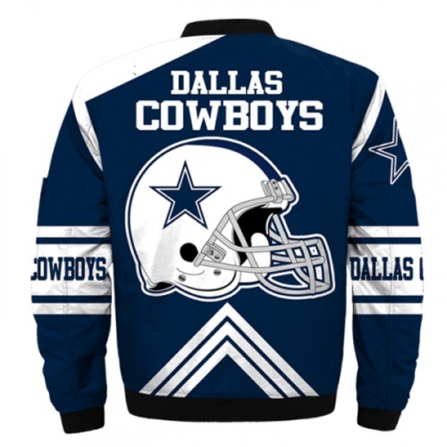 Dallas Cowboys Blue Bomber Jacket