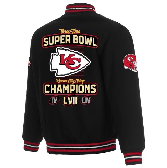 Kansas City Chiefs Black Super Bowl LVII Champions Jacket
