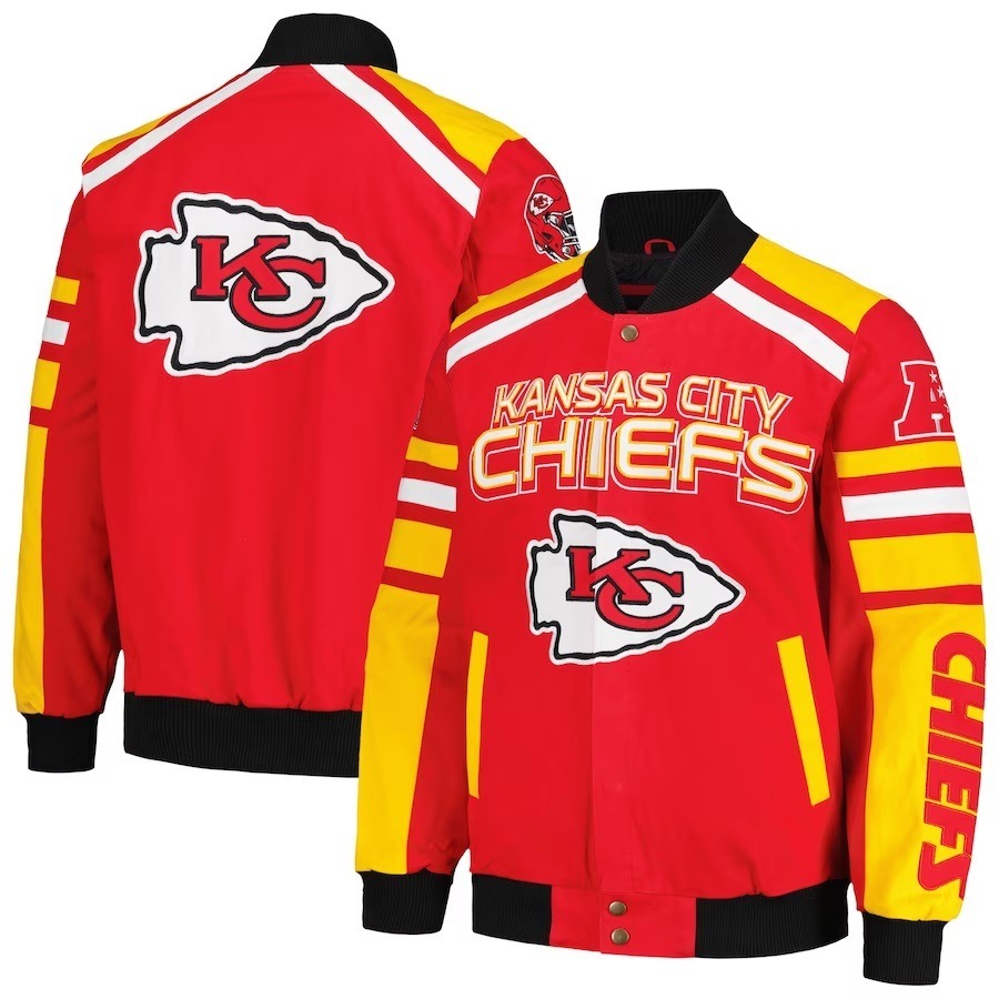 Kansas City Chiefs G-III Sports Red Power Forward Racing Jacket