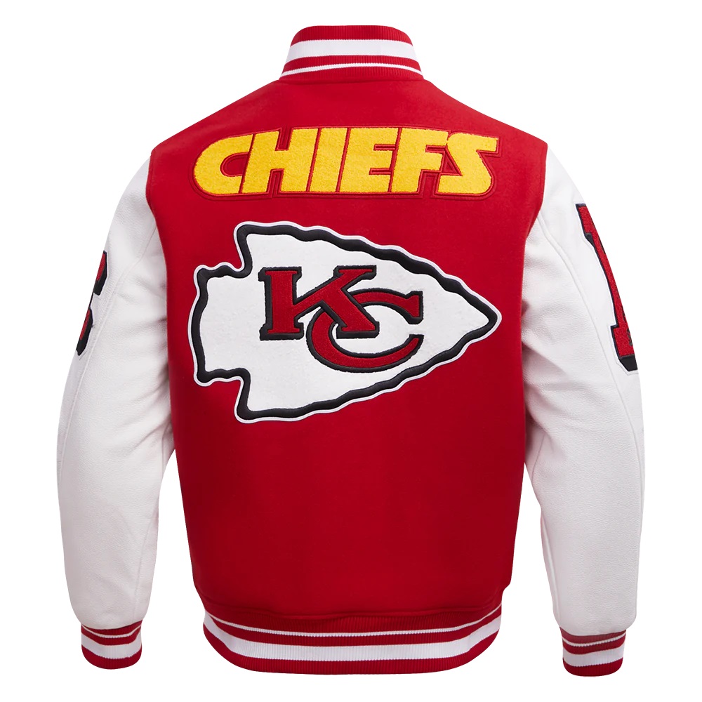 Kansas City Chiefs Mashup Rib Wool Varsity Jacket