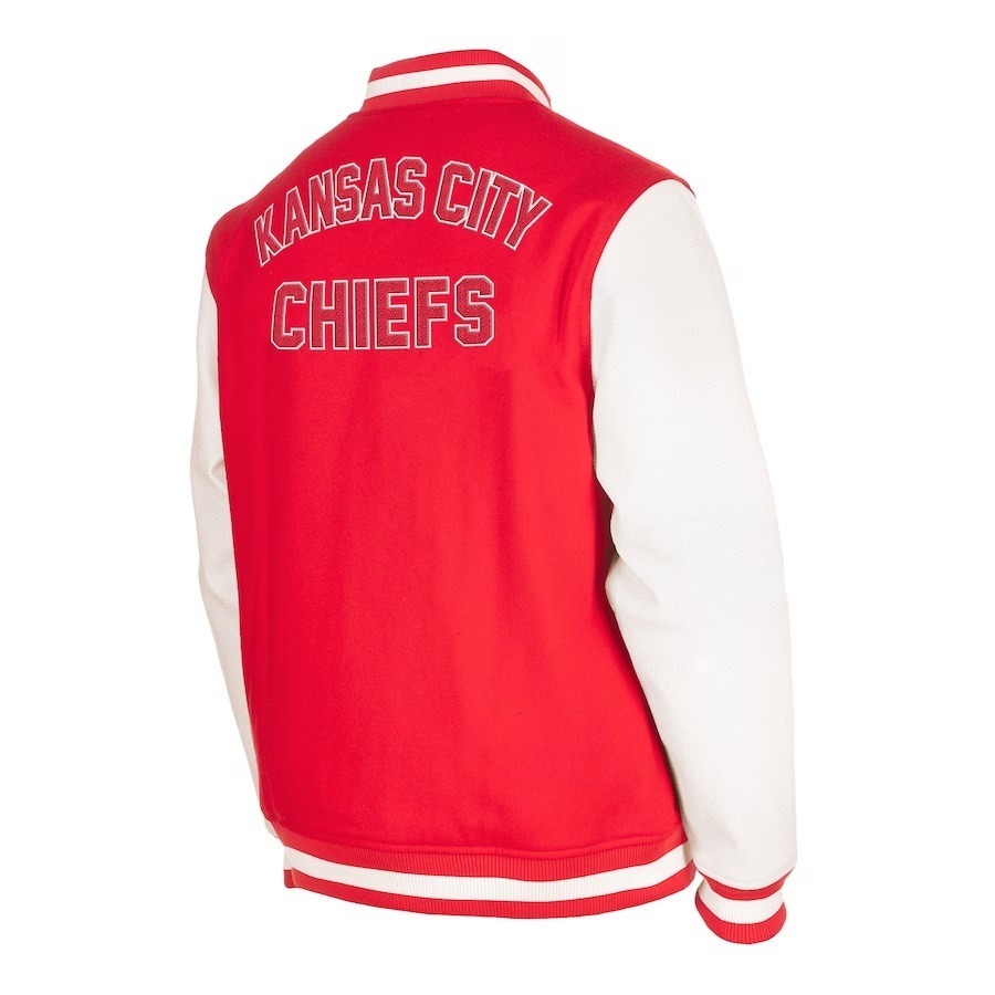 Kansas City Chiefs New Era Red Third Down Varsity Jacket