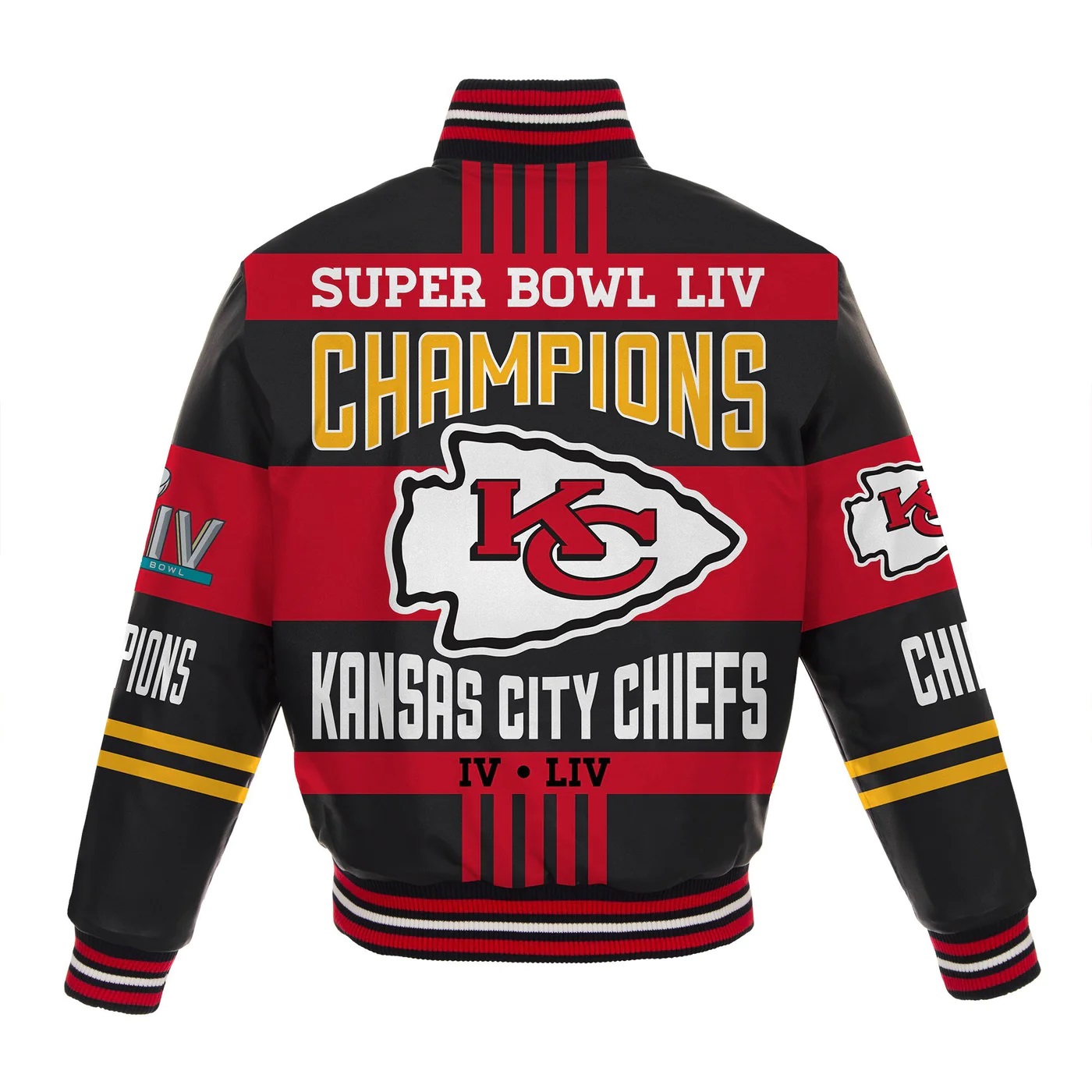 Kansas City Chiefs Super Bowl LIV Champions Leather Jacket