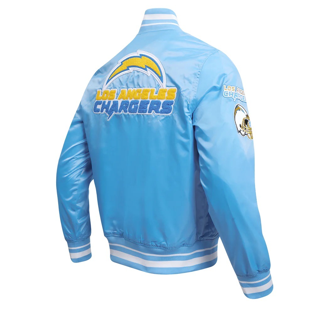 LA Chargers Mashup Satin Varsity Jacket