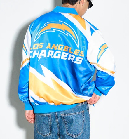 Los Angeles Chargers Fanimation Satin Jacket
