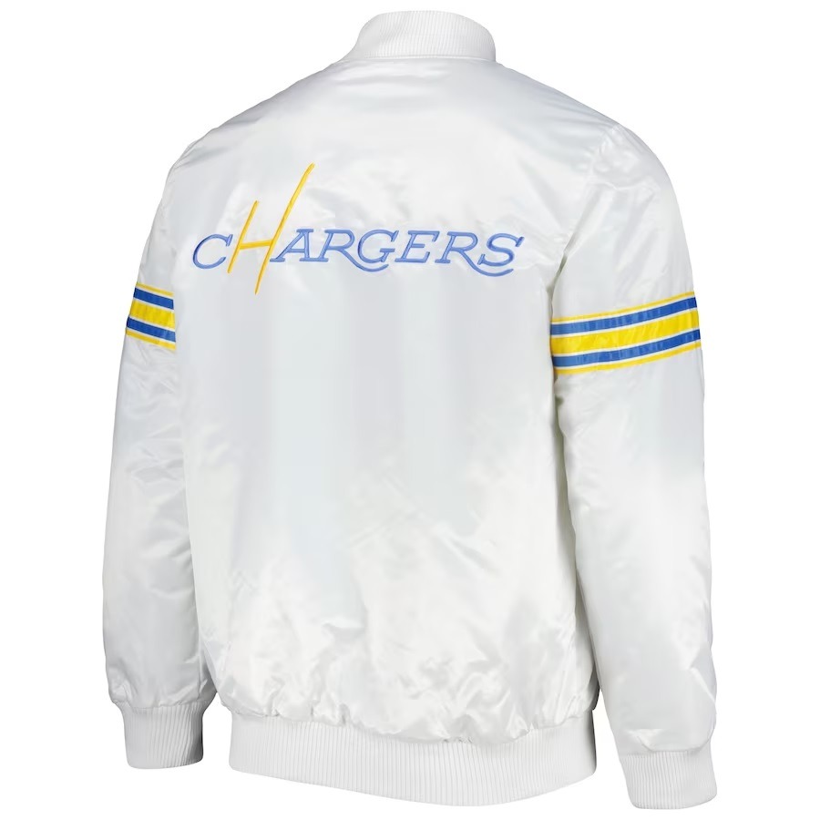 Los Angeles Chargers The Power Forward Satin Jacket