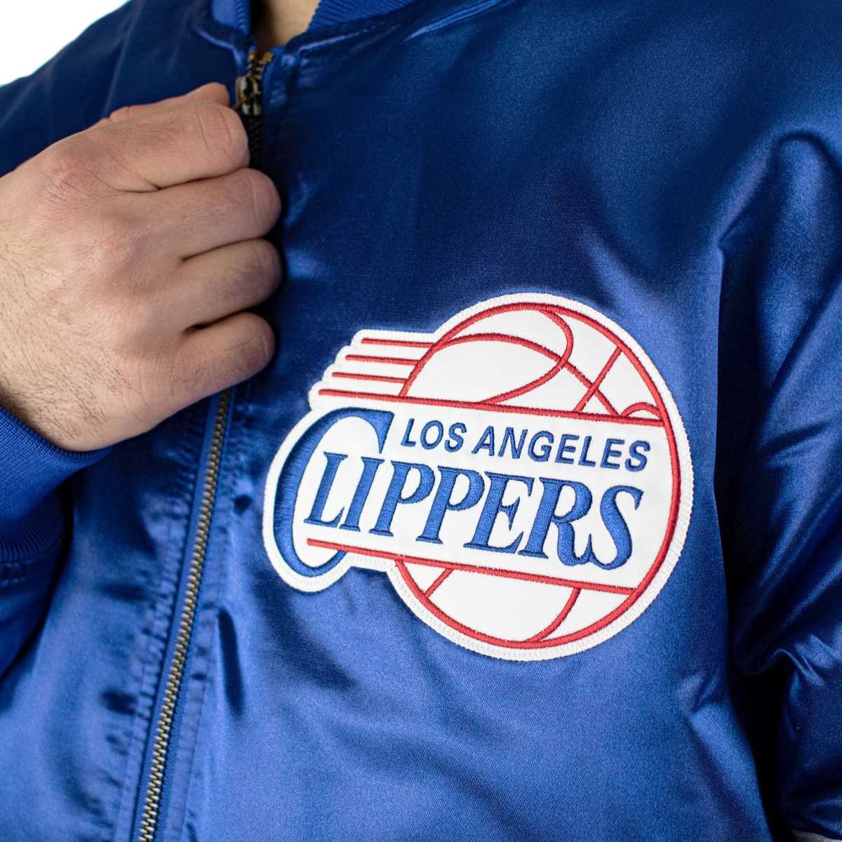 Los Angeles Clippers NBA Heavyweight Satin Jacket