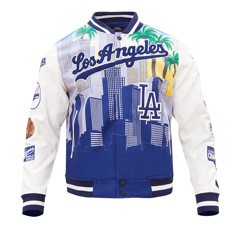 Los Angeles Dodgers Remix Wool Varsity Jacket