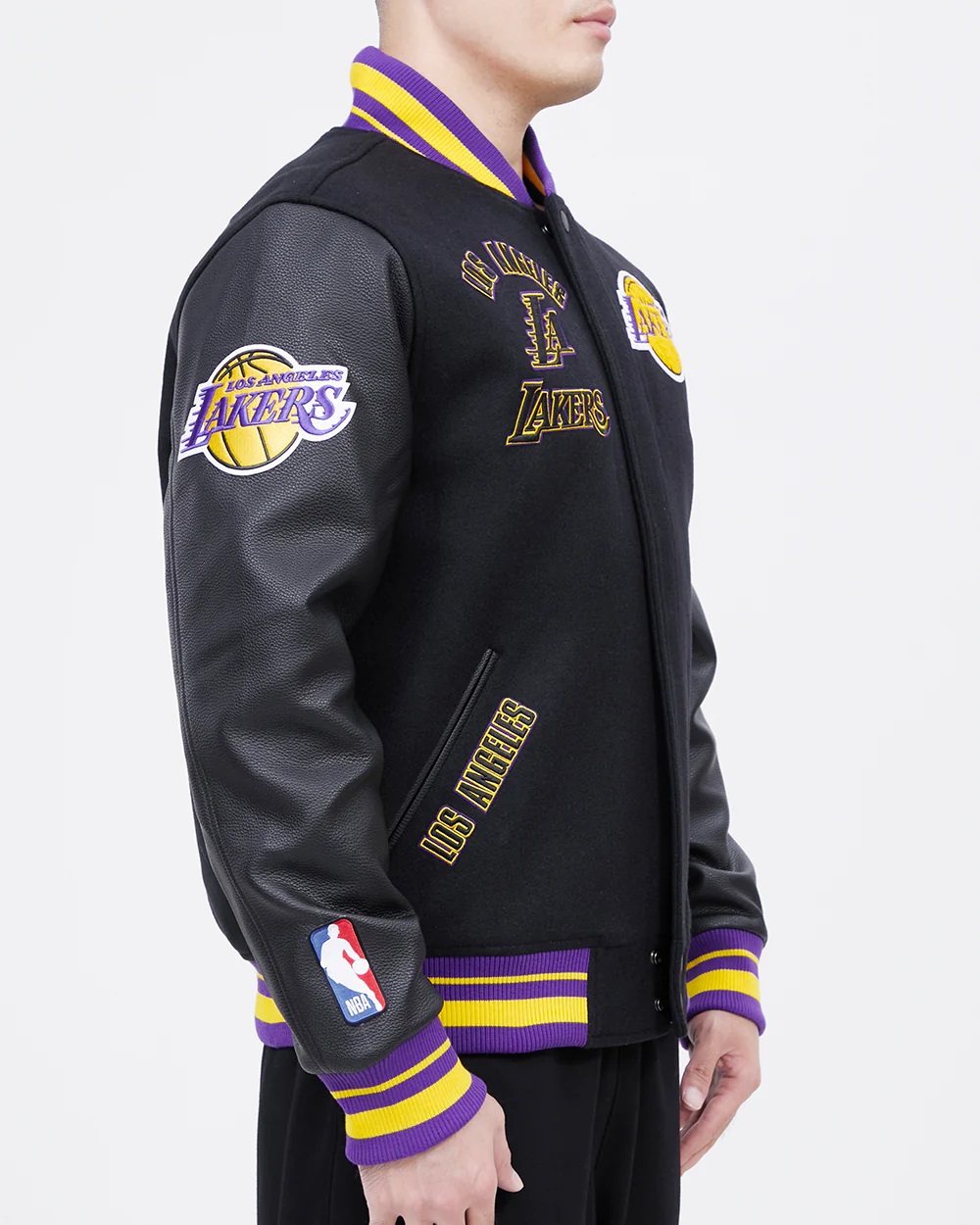 Los Angeles Lakers Retro Classic Rib Wool Varsity Jacket