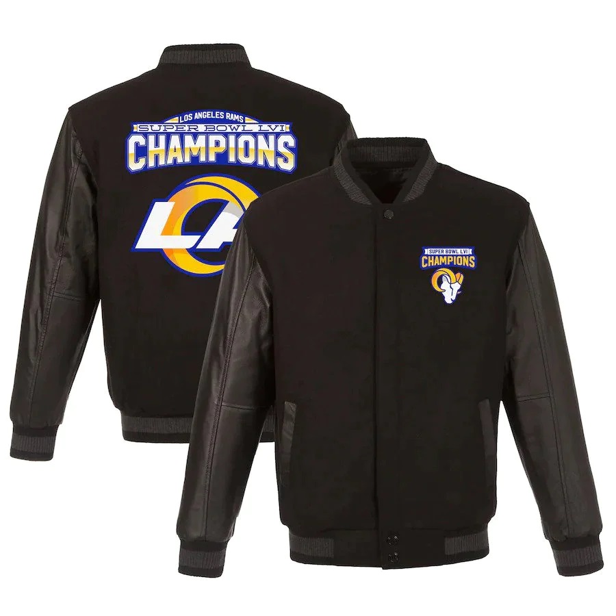 Los Angeles Rams Super Bowl LVI Champions Wool Varsity Jacket