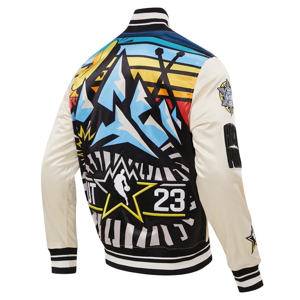 Nba X Hbcu All Star 2023 Satin Varsity Jacket