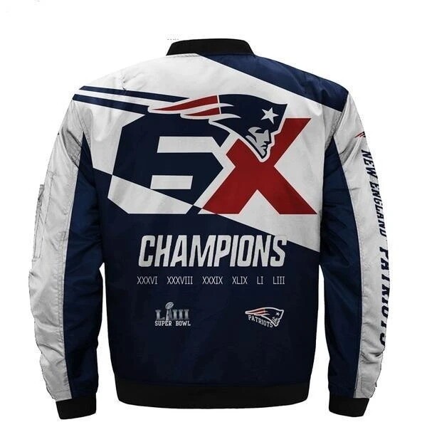 New England Patriots 6X Super Bowl Championship Jacket