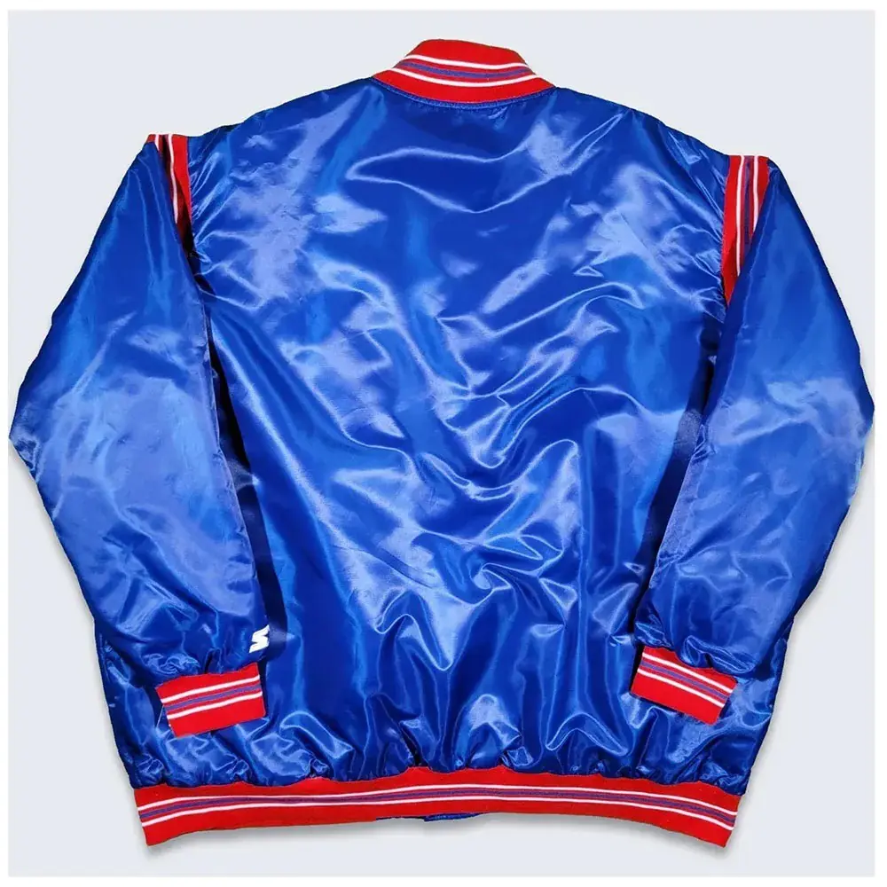 New England Patriots Full-Snap Satin Jacket
