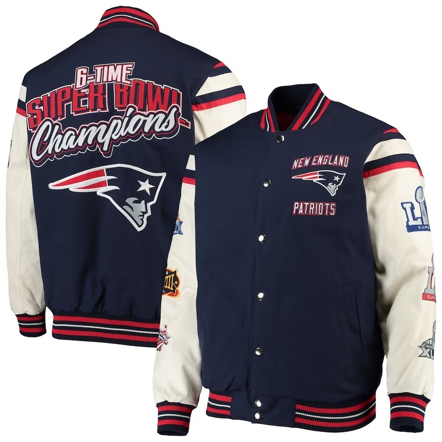 New England Patriots Super Bowl Championship Jacket