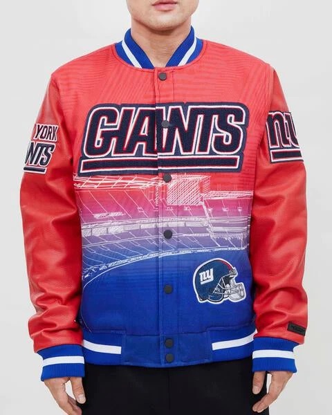 New York Giants Remix Wool Varsity Jacket