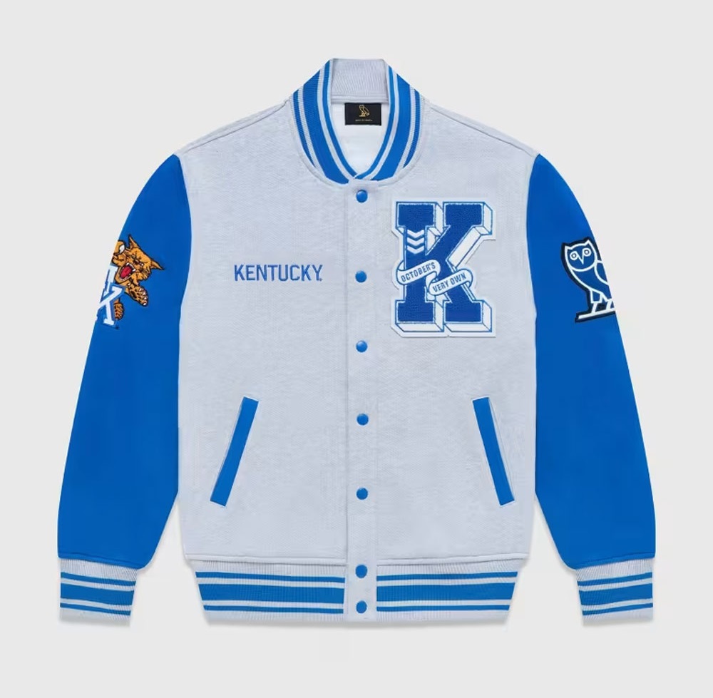 OVO X NCAA Kentucky Wildcats Varsity Jacket