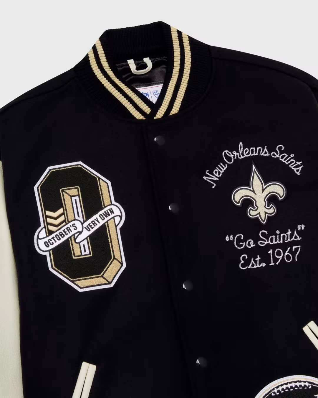 OVO x NFL New Orleans Saints Varsity Jacket