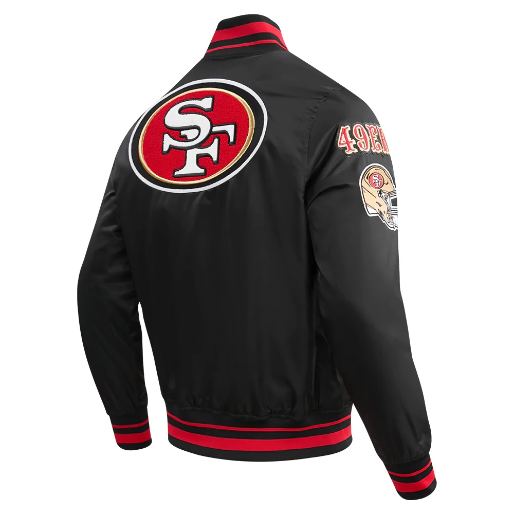 San Francisco 49ers Mashup Rib Satin Jacket