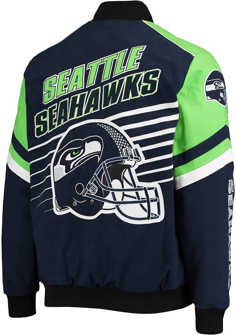 Seattle Seahawks Extreme Strike Cotton Twill Jacket
