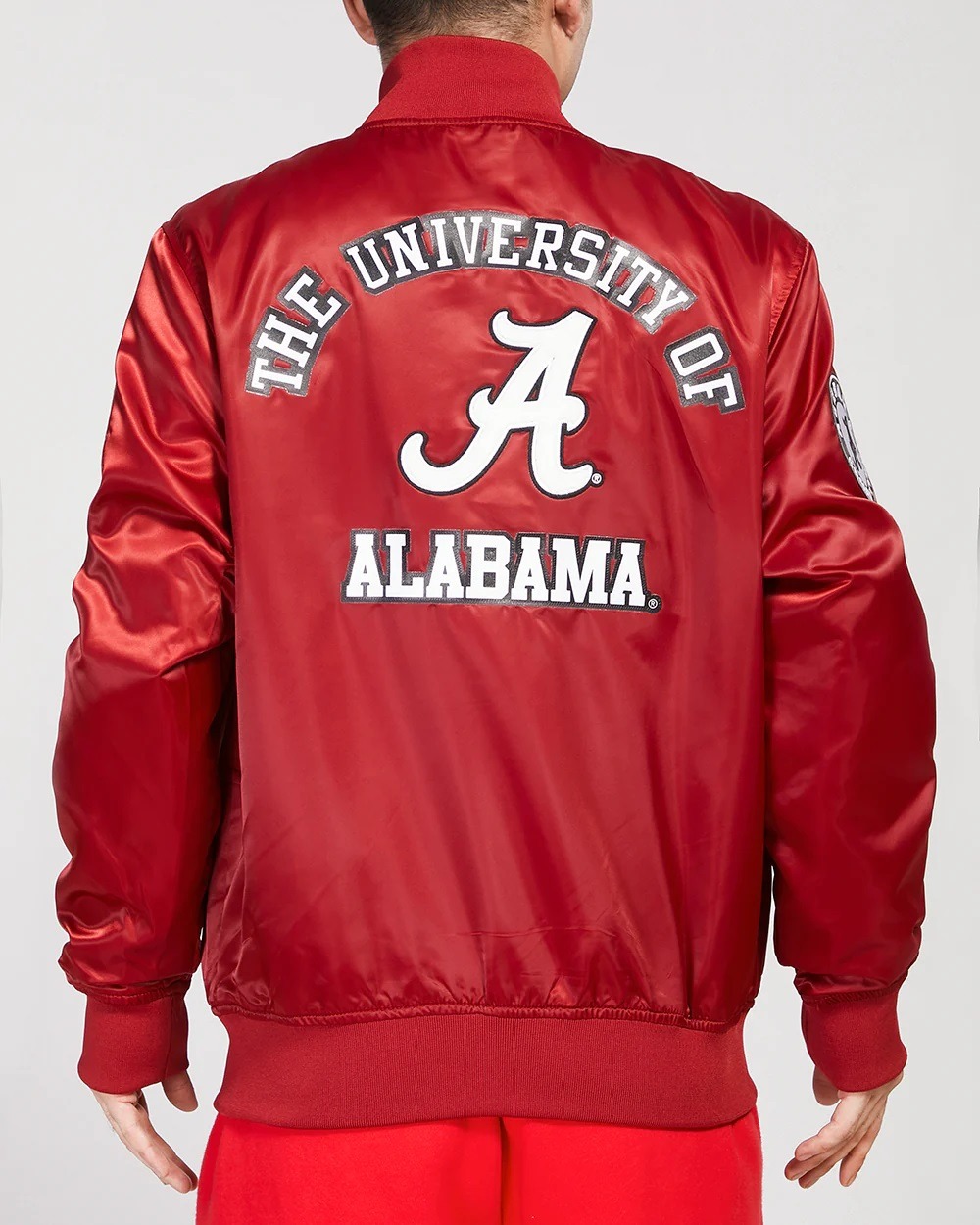 University Of Alabama Classic Red Satin Jacket