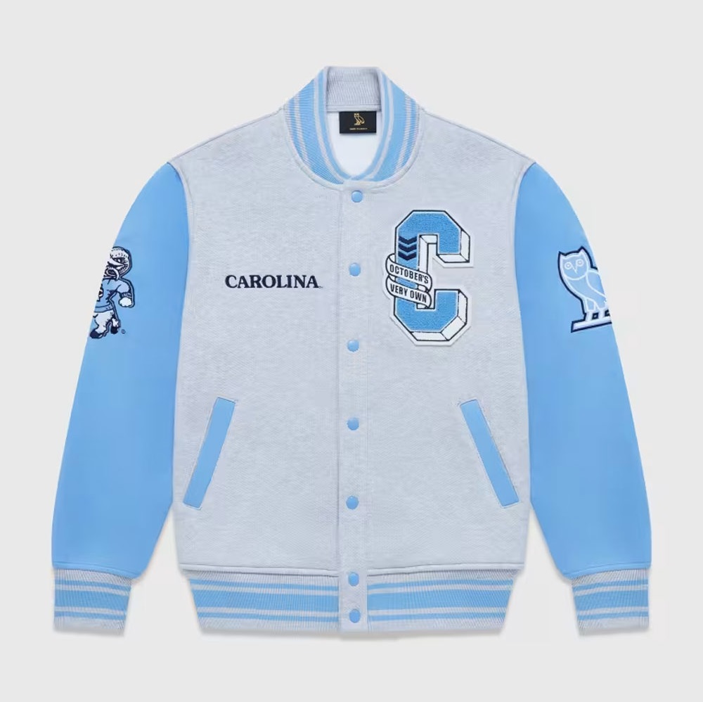 OVO X NCAA Collab Drake Limited Edition North Carolina Jacket