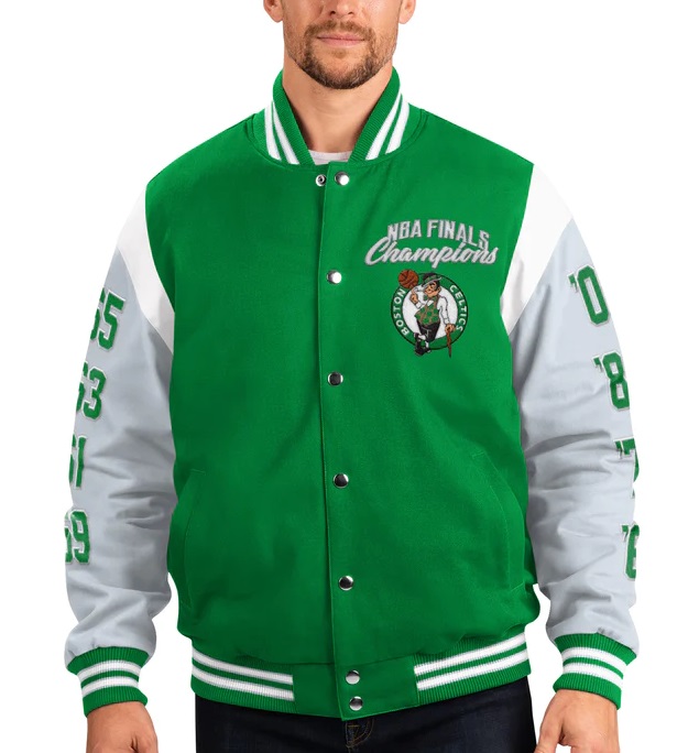 Boston Celtics 17 Time Championship Jacket
