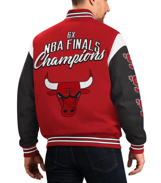 Chicago Bulls 6 Time Championship Jacket