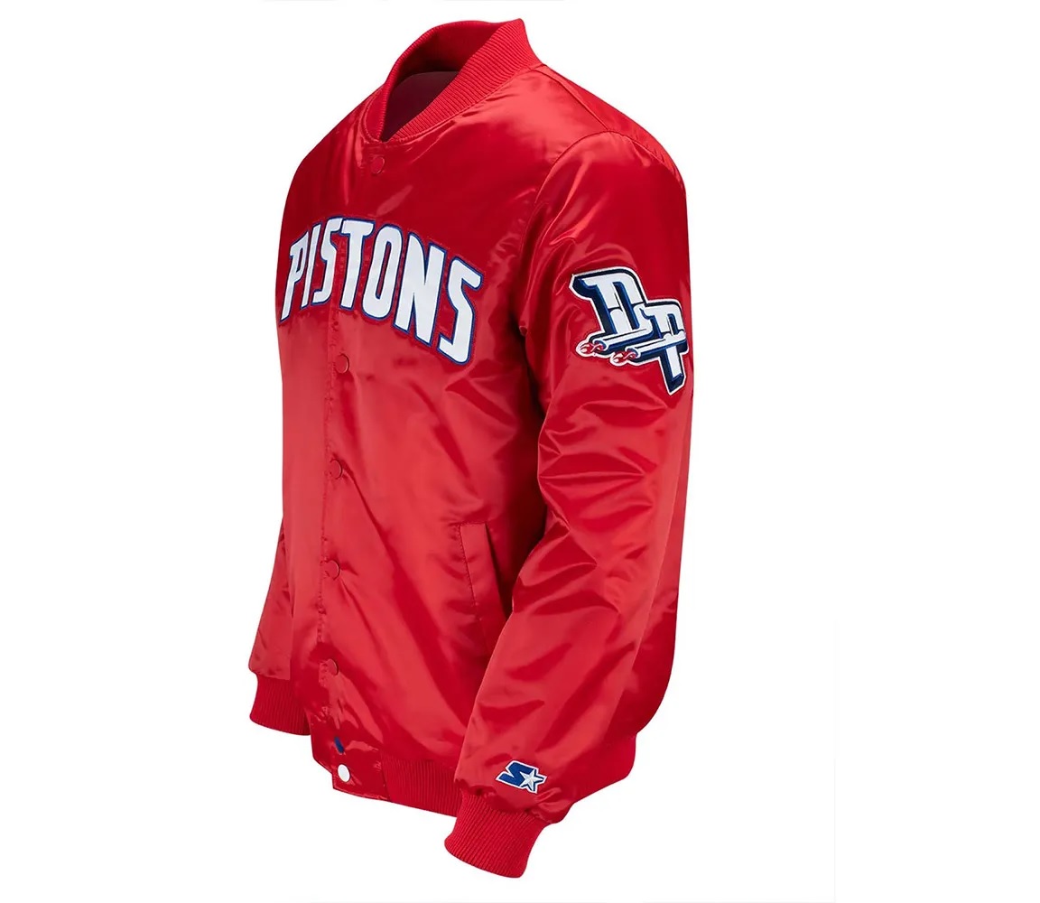 20th Anniversary Detroit Pistons Red Jacket