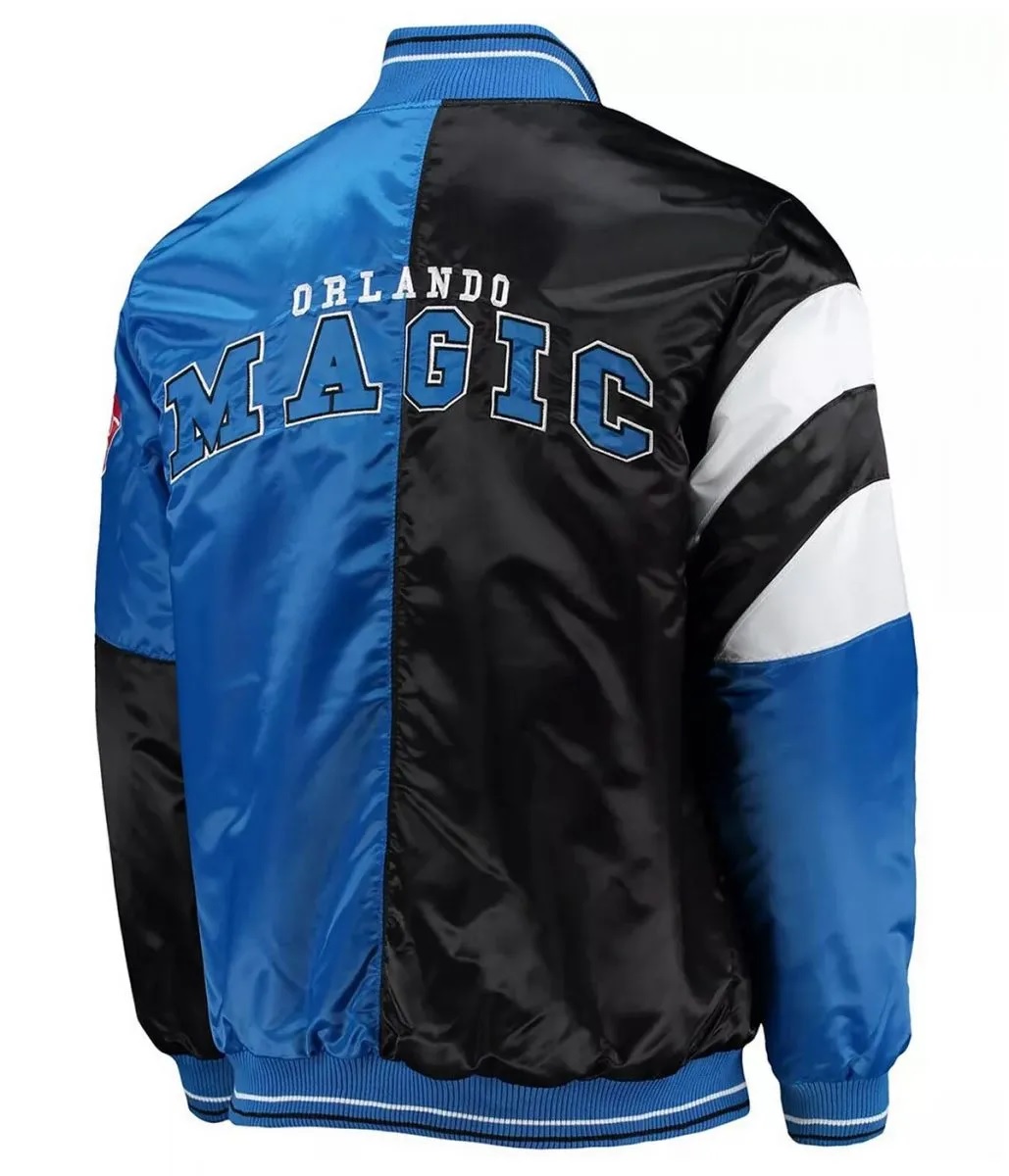 75th Anniversary Orlando Magic Leader Color Block Satin Jacket