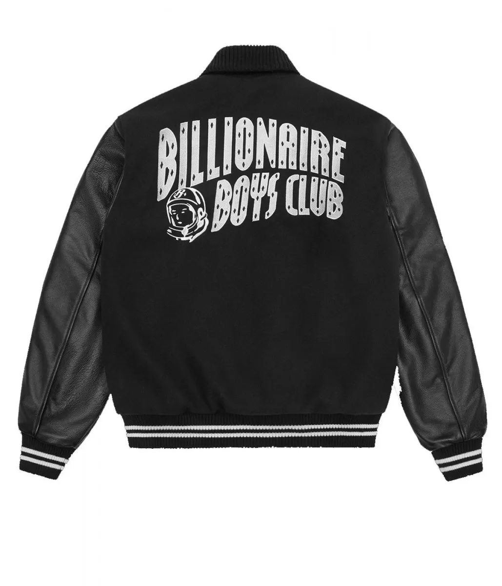 Astro Billionaire Boys Club Black Letterman Jacket