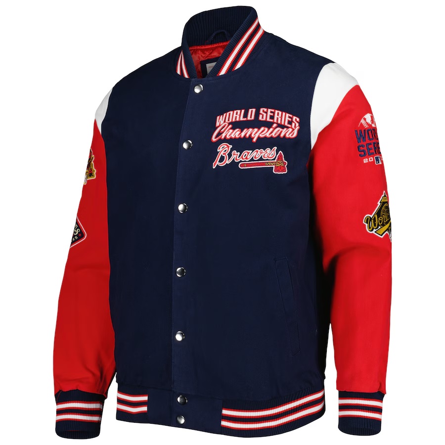 Atlanta Braves World Series Champions Full-Snap Jacket