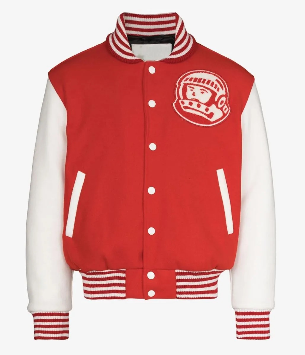 BBC Astro Varsity Red and White Jacket